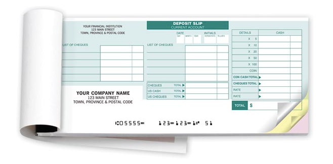Deposit Slip Books - Small Format 488