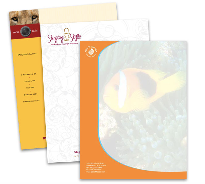 Letterhead - Custom Colour Printing SP0050