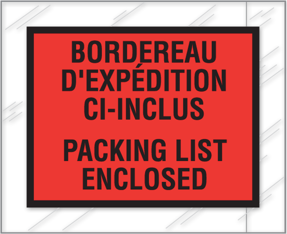 Packing List Envelopes 733