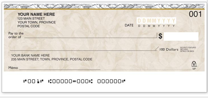 Personal Cheque-Festoon (XFESTPM)