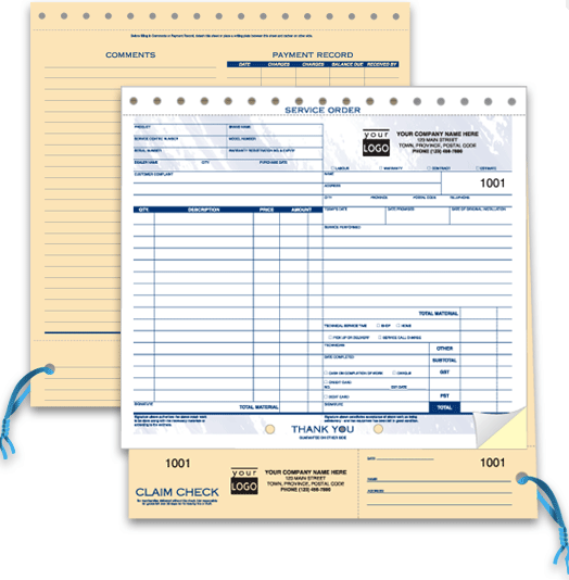 Service Order and Tag 2311