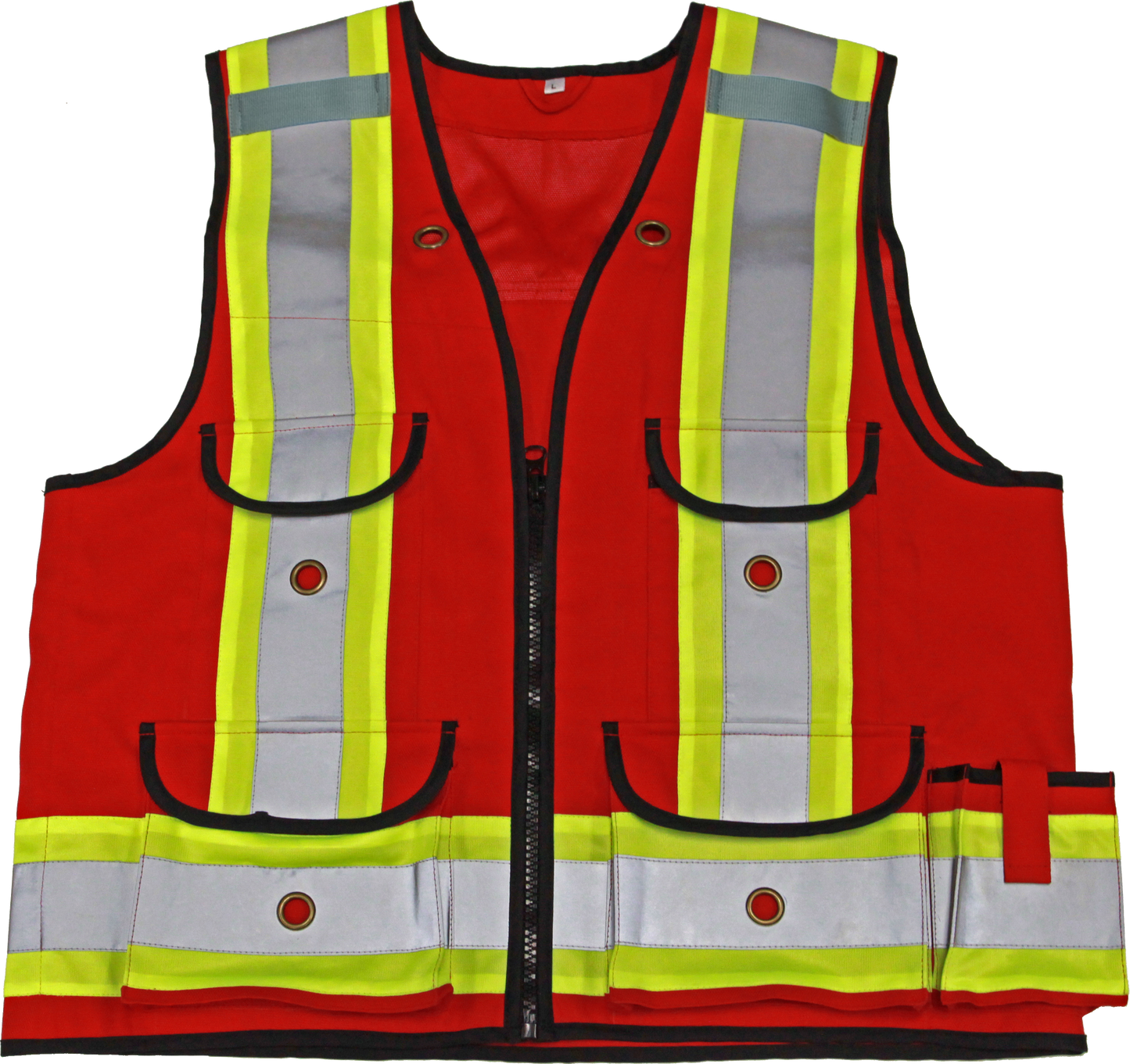 Surveyor vest with CSA striping