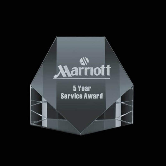 Auburn Crystal Award 3 inch