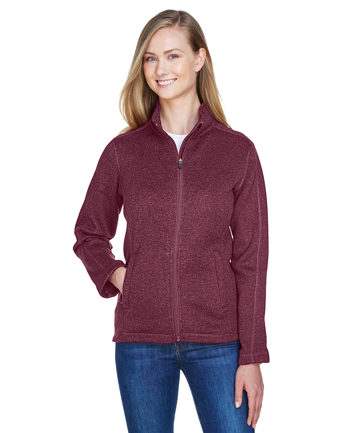 Devon & Jones Ladies' Bristol Full-Zip Sweater Fleece Jacket