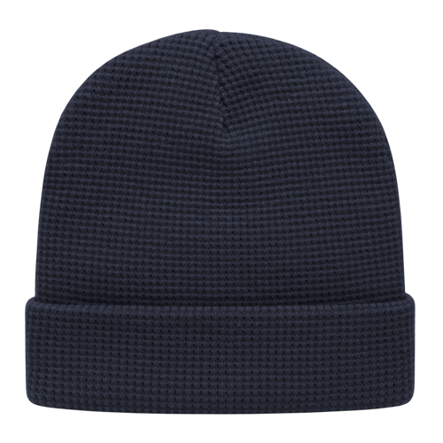 Waffle Knit Toque with Cuff - ik70