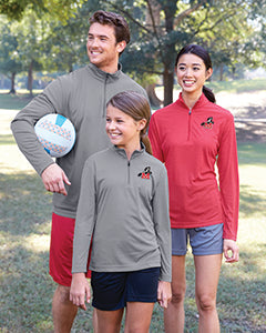 Team 365 Men's Zone Sonic Heather Performance Quarter-Zip TT31H