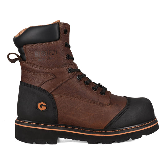 JB Goodhue Maxxum – Men's 8" Insulated Safety Boot, Brown