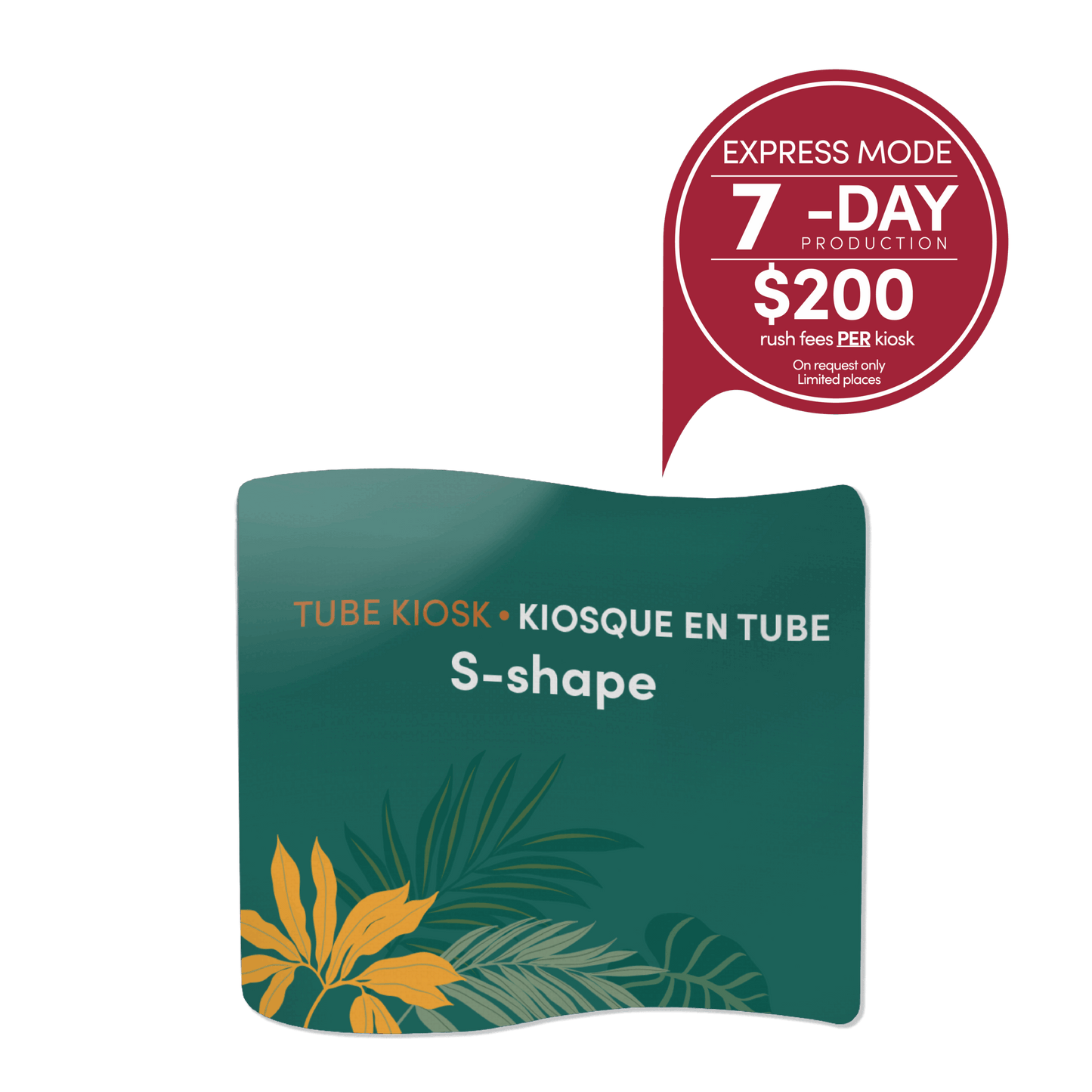 Tube Kiosks – Kits (Straight, Curved, S-Shaped, U-Shaped)