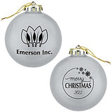 Round Shatterproof Ornament - Snowflake - Merry Christmas