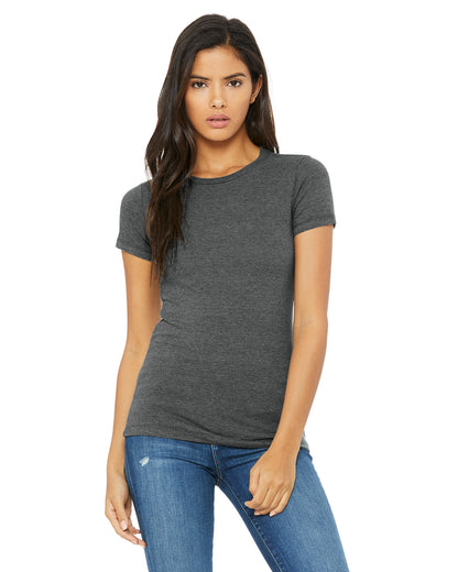 grey fitted ladies t-shirt