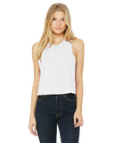 Ladies racerback cropped tank top