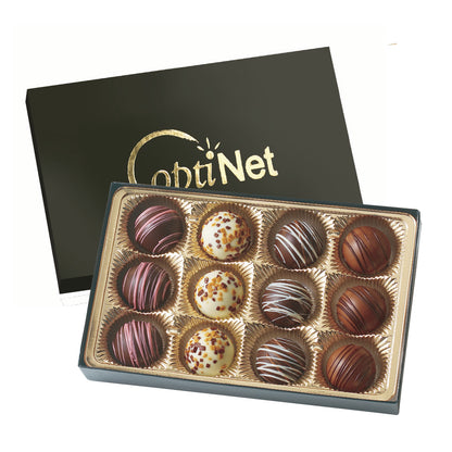 TRUFFLE GIFT BOX WITH 12 TRUFFLES