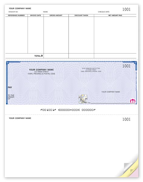 Standard Laser Cheque (W13021)