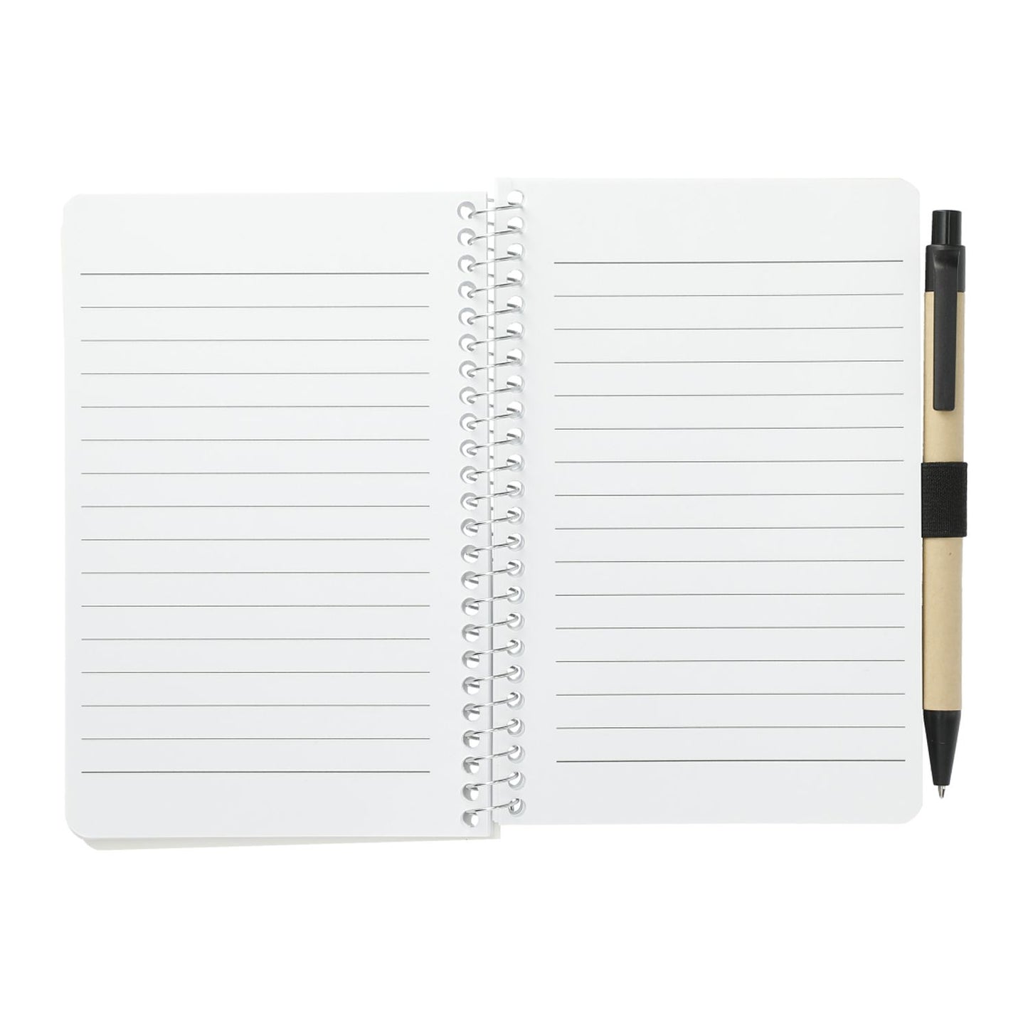 4" x 6" FSC® Mix Pocket Spiral Notebook with Pen