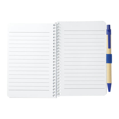 4" x 6" FSC® Mix Pocket Spiral Notebook with Pen