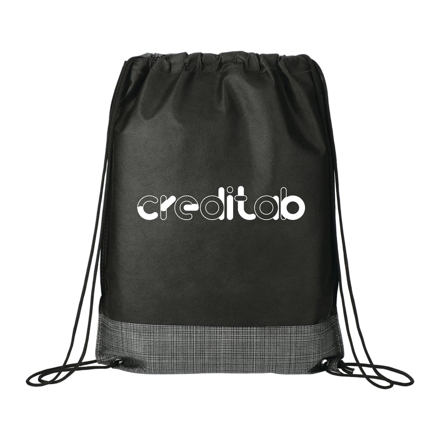 Crossweave Heat Sealed Drawstring Bag