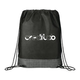 Crossweave Heat Sealed Drawstring Bag