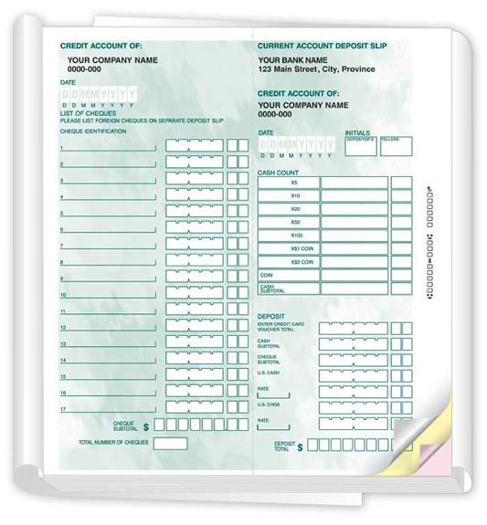 Deposit Forms - Deposit Slip Books 487
