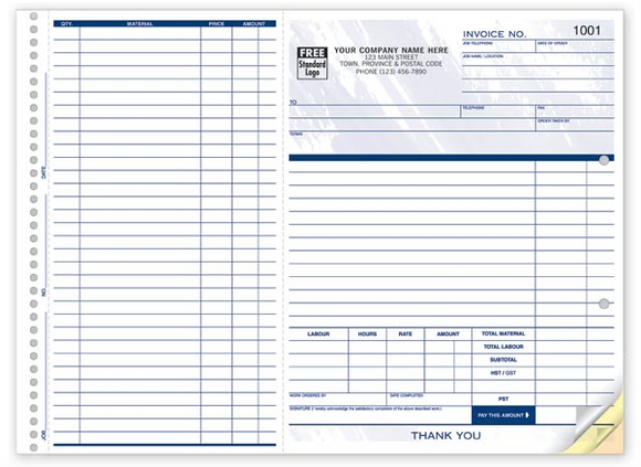 Contractor Work Order, Expense & Invoice Forms 245
