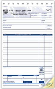 Compact Job Order & Invoice Forms 211