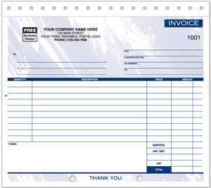Compact Lined General Invoices (108)