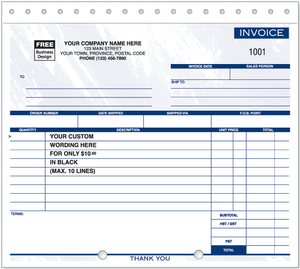 Compact Lined Invoices (105)