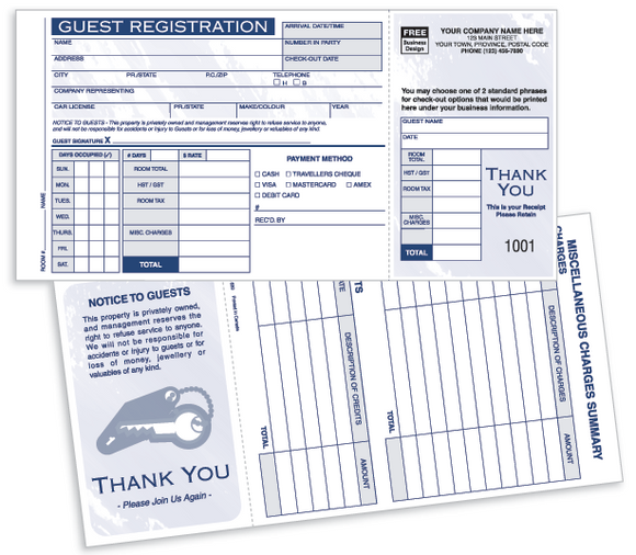 Guest Registration Cards (520)