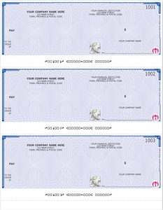 QuickBooks High Security Cheques - 3-to-a-Page WHS9011
