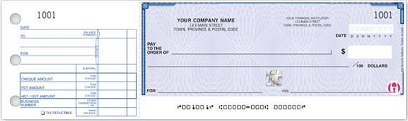 High Security 1-To-A-Page Cheques WHS438