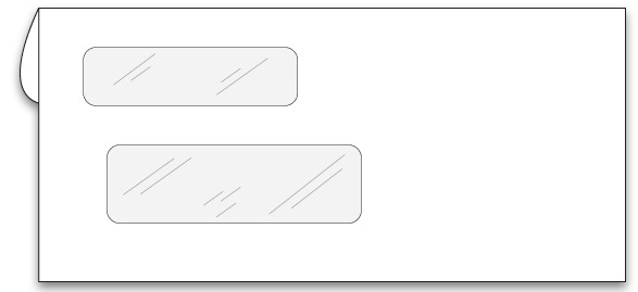 Window Envelopes - Double Window (774)