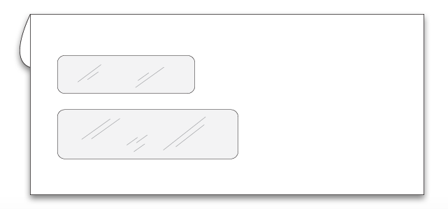 Window Envelopes - Double Window (774)