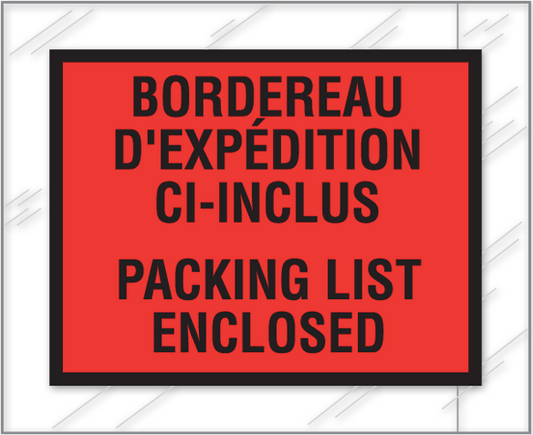 Packing List Envelopes 733