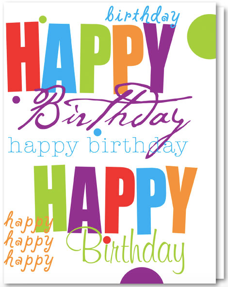 Custom birthday card