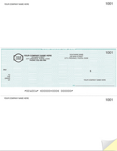Laser Middle Cheque (W9039)