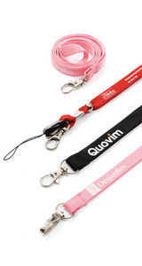 Polyester Cross Woven Lanyards