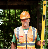 HI-VIZ ZIPPER FRONT MESH SAFETY VEST - ORANGE