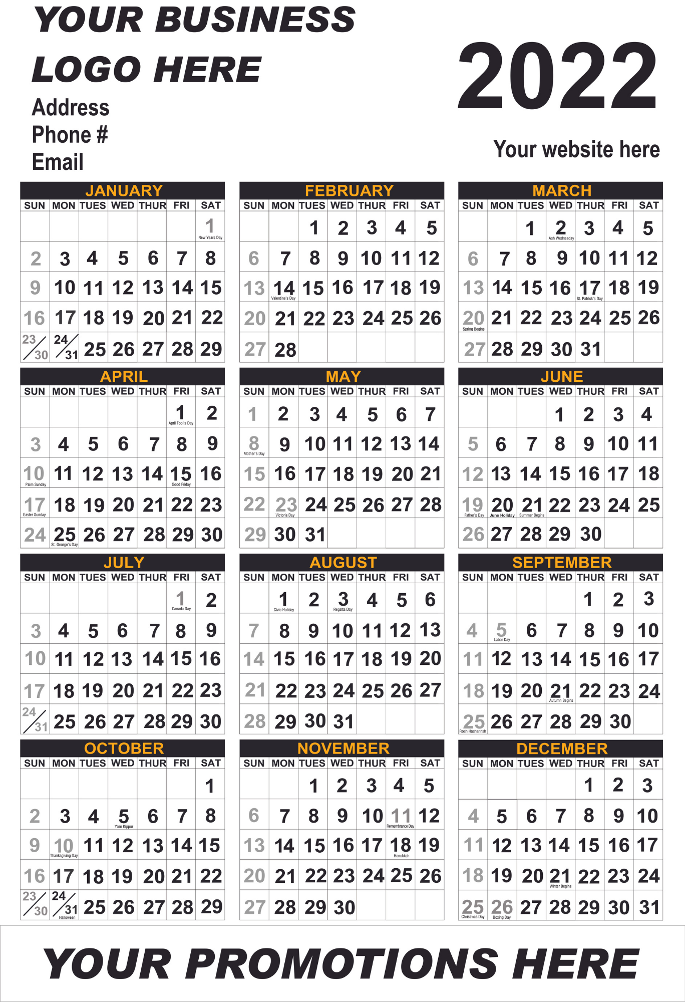 Wall Calendars