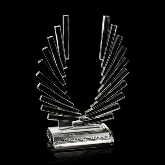 High end Crystal Accolade Award