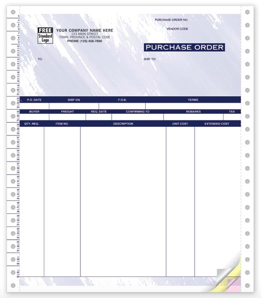 Accu-Pac Purchase Order Forms