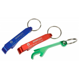 Aluminum bottle opener in 3 colours