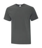 everyday cotton tee charcoal