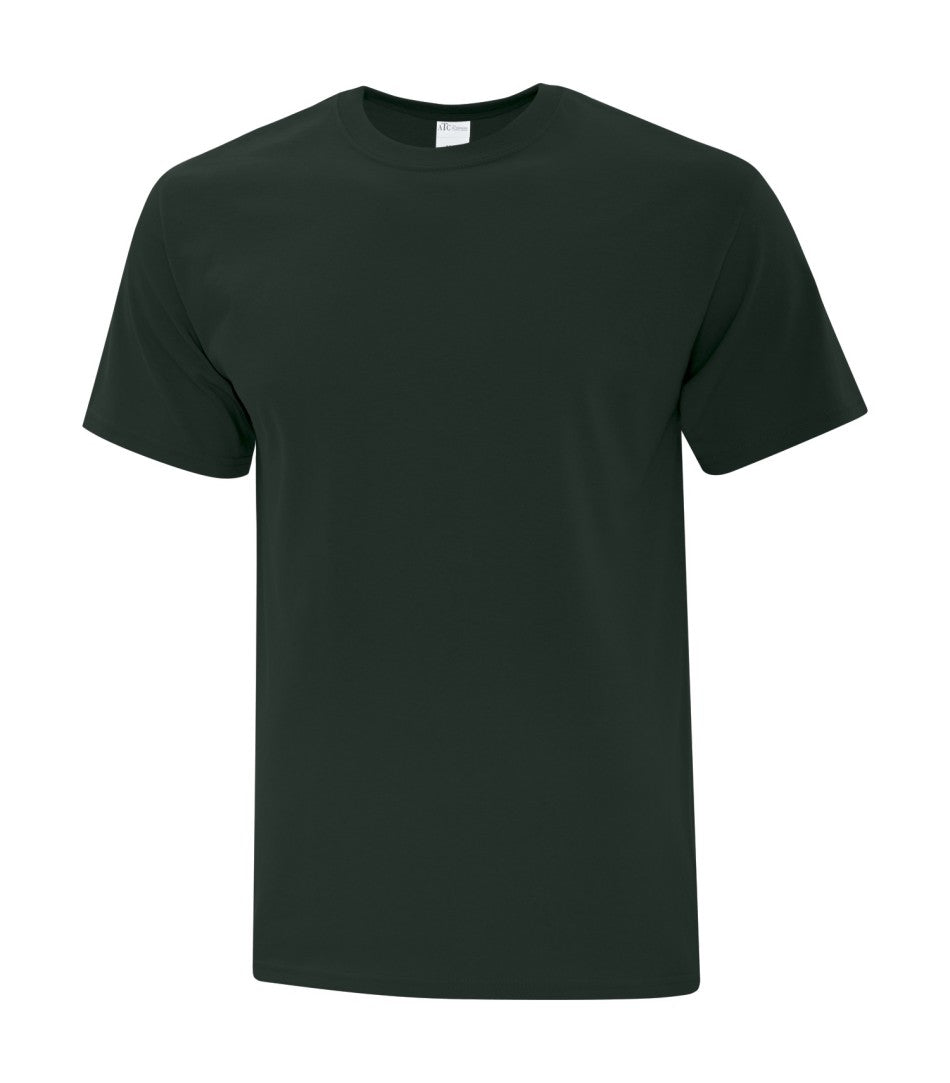 everyday cotton tee dark green