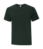 everyday cotton tee dark green