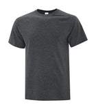 everyday cotton tee dark heather grey