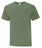 everyday cotton tee fatigue green