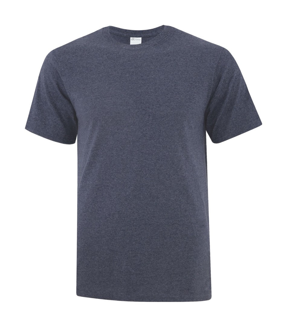 everyday cotton tee heather navy