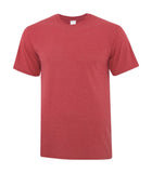 everyday cotton tee heather red