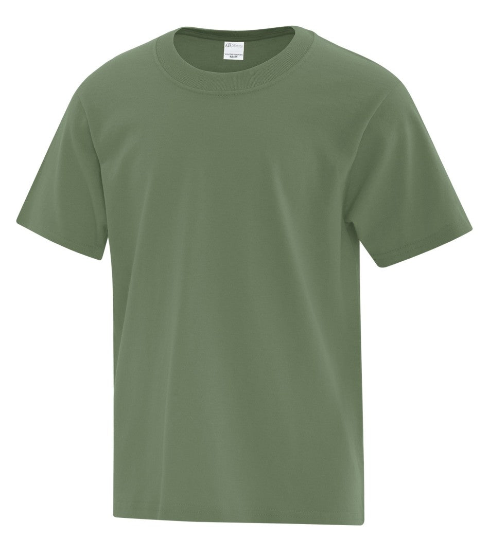 youth light green tee