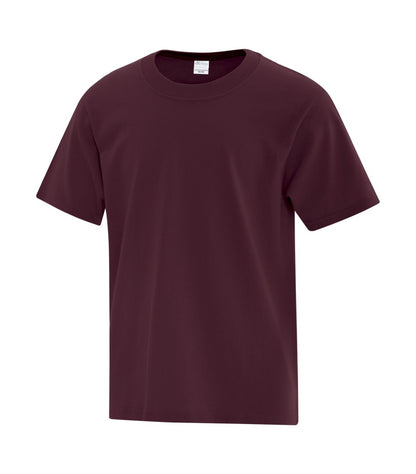 youth maroon tee