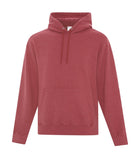 Fleece Hooded Sweatshirt Heather Red